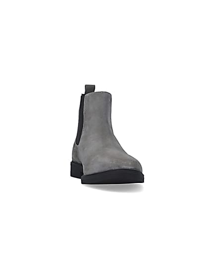 360 degree animation of product Grey Suede Chelsea Boots frame-20