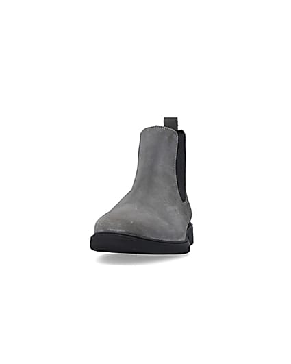 360 degree animation of product Grey Suede Chelsea Boots frame-22