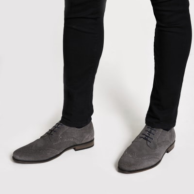 river island suede brogues