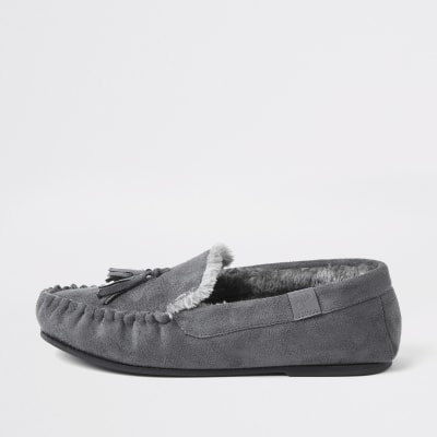 river island mens slippers