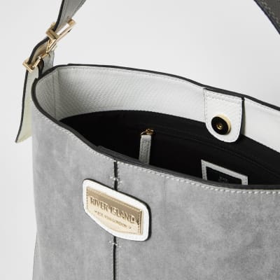 grey slouch bag river island