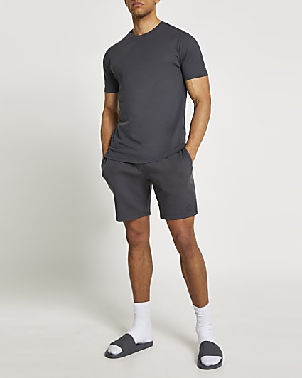 Grey t-shirt and shorts set