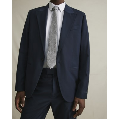 Grey Texture Tie
