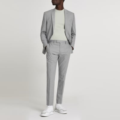 white trouser suit river island