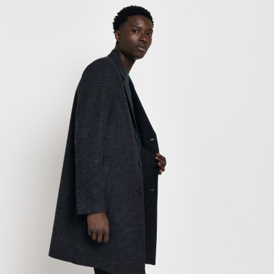 river island camel coat mens