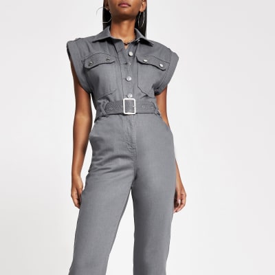 river island utility jumpsuit