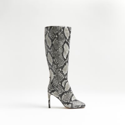 river island snakeskin boots