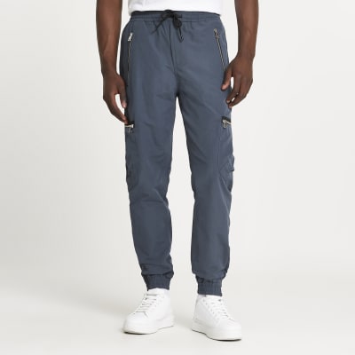river island grey joggers