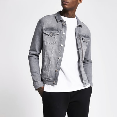 river island grey jeans mens