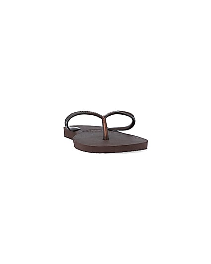 360 degree animation of product Havaiana brown flip flops frame-20