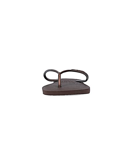 360 degree animation of product Havaiana brown flip flops frame-21