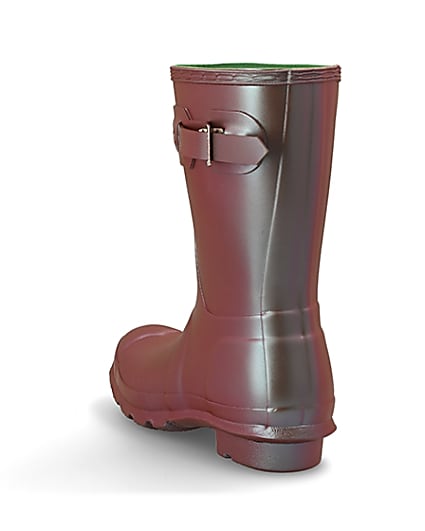 360 degree animation of product Hunter Original green wellington boots frame-7