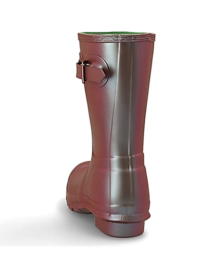 360 degree animation of product Hunter Original green wellington boots frame-8