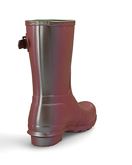 360 degree animation of product Hunter Original green wellington boots frame-11