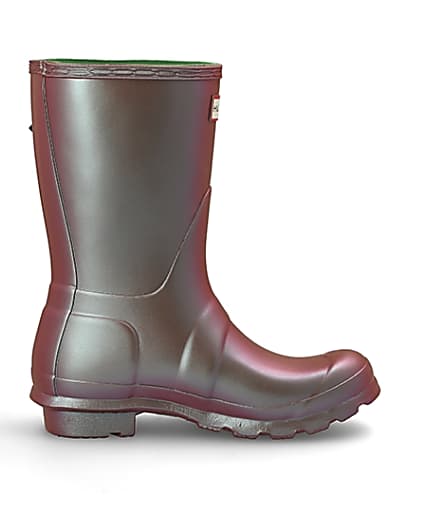 360 degree animation of product Hunter Original green wellington boots frame-15