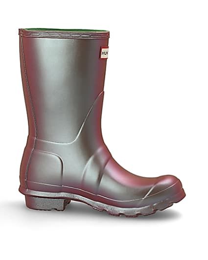 360 degree animation of product Hunter Original green wellington boots frame-16