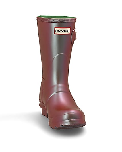 360 degree animation of product Hunter Original green wellington boots frame-20