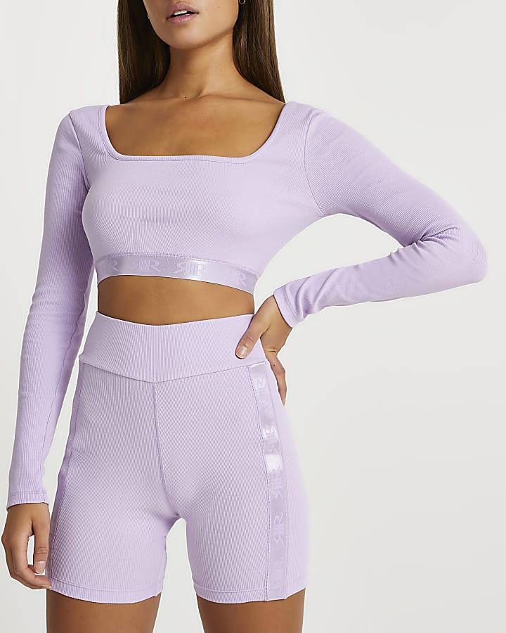 Intimates purple cropped top