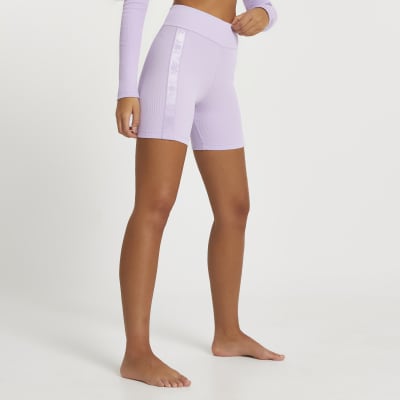 lilac cycling shorts