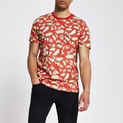 jack and jones printed shirt