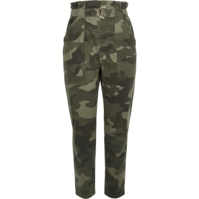 river island camo pants