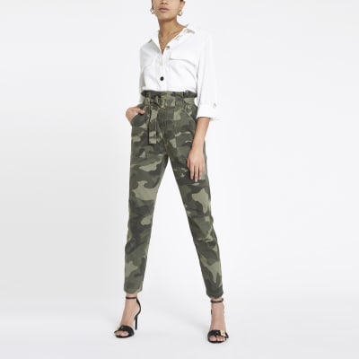 river island camo pants