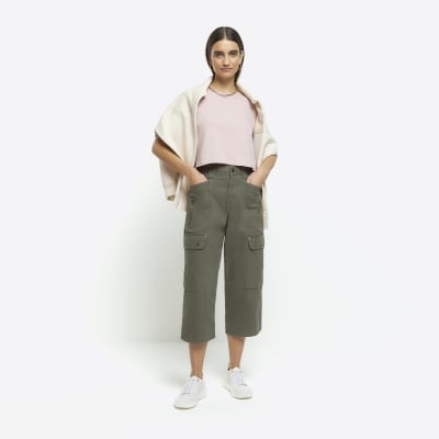 Cropped trousers hot sale river island