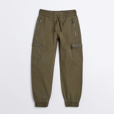 Khaki pants best sale with zipper pockets