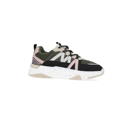 khaki coloured trainers