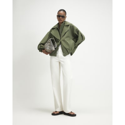 Double Layer Bubble Hem Jacket