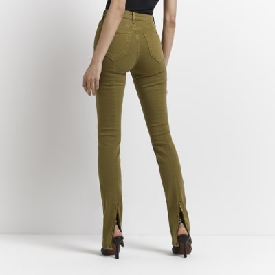 River island best sale khaki jeans