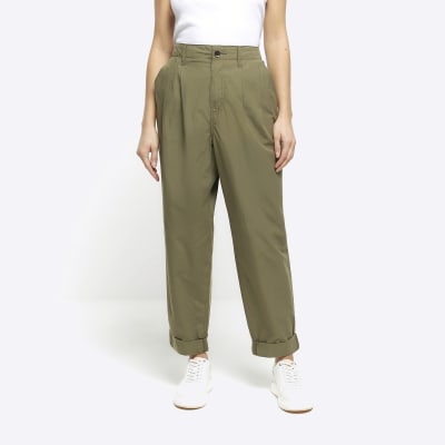 River Island Jersey Leggings - Khaki