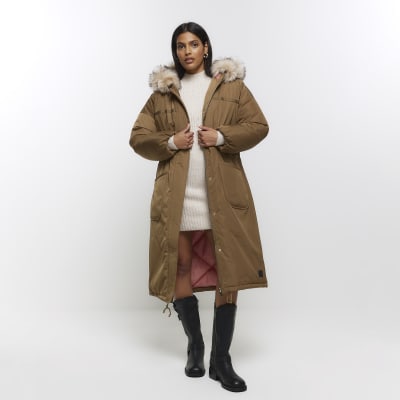 River island hooded jacket deals