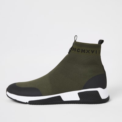 khaki trainers