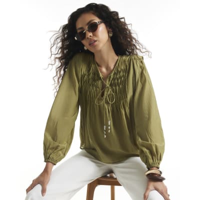 Smock Yoke Blouse