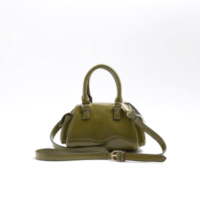 Khaki green discount river island bag