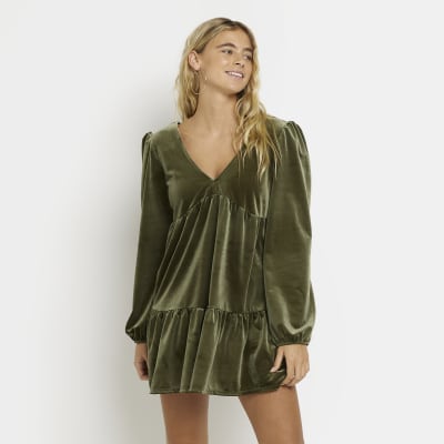 velvet smock
