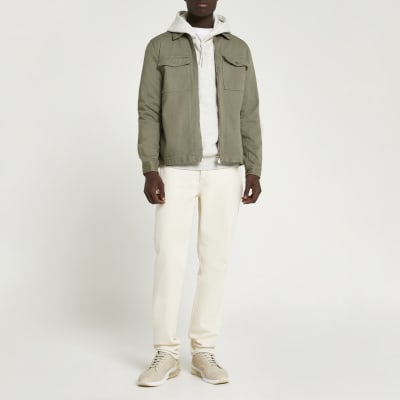 river island khaki jeans