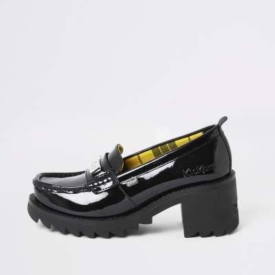 womens patent kickers