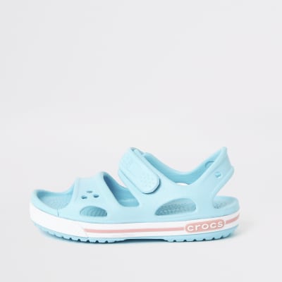 light blue crocs kids