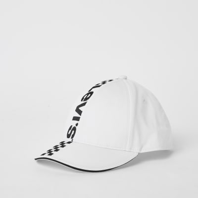 levis white cap