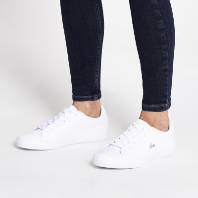 Lacoste leather Lerond lace-up trainers