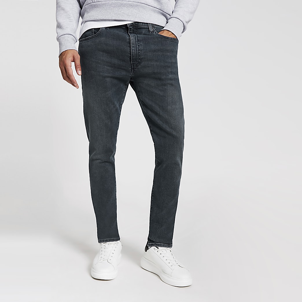 Levi&#39;s light blue 512 slim fit denim jeans | River Island