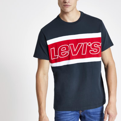 levi's colour block t shirt