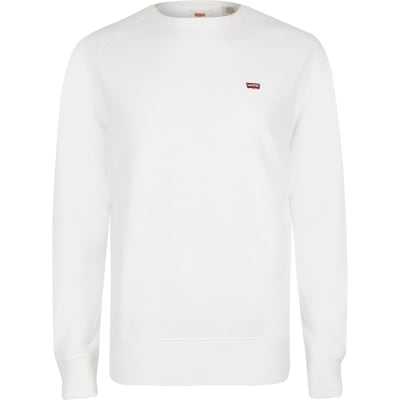 levis sweater white