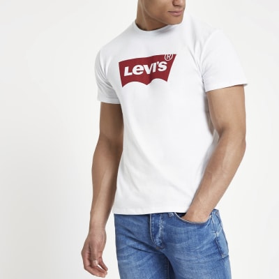 levis white t shirt for women