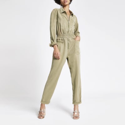 boiler suit beige