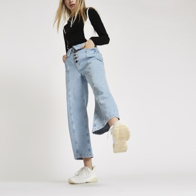 river island alexa crop wide