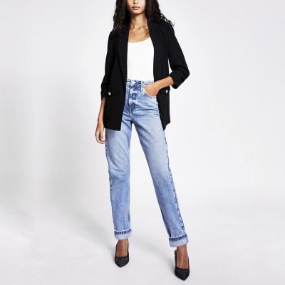Light blue Carrie high rise Mom jeans