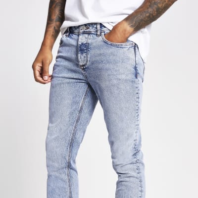light blue slim fit jeans